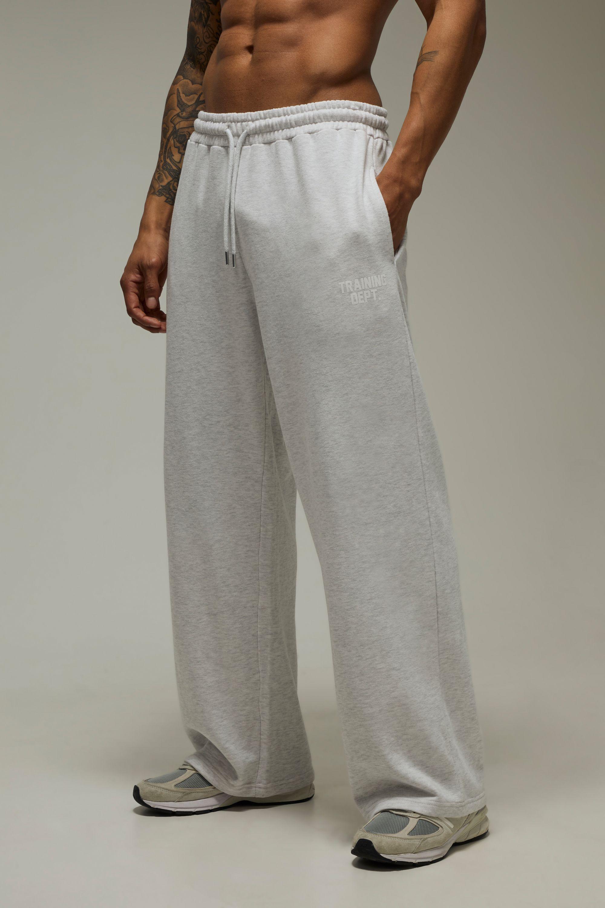 Training Dept Wide Leg Loopback Jogger by BOOHOOMAN