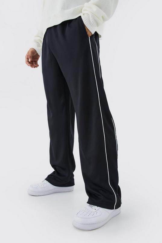 Tricot Wide Leg Jogger by BOOHOOMAN