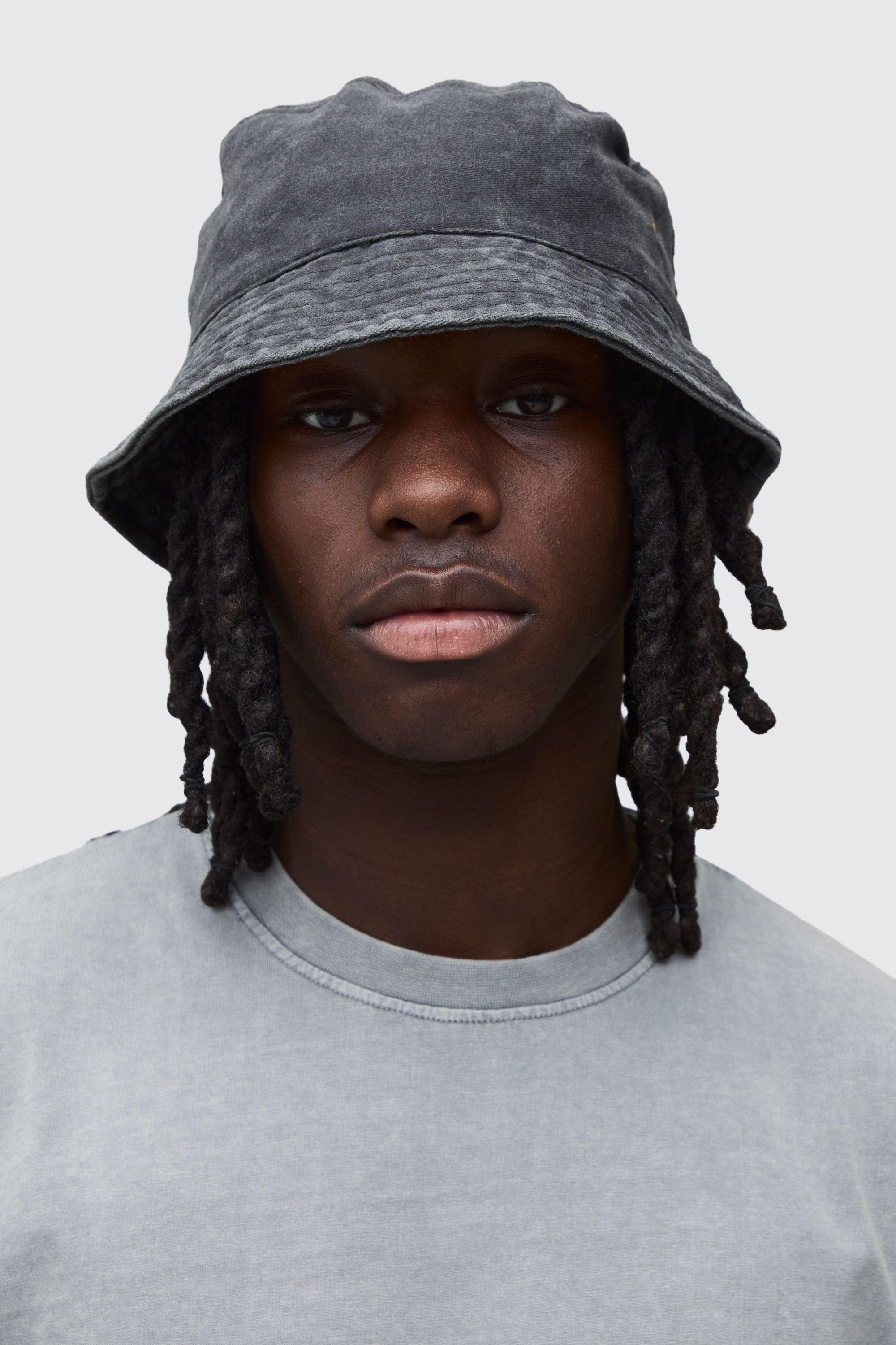 Washed Bucket Hat by BOOHOOMAN