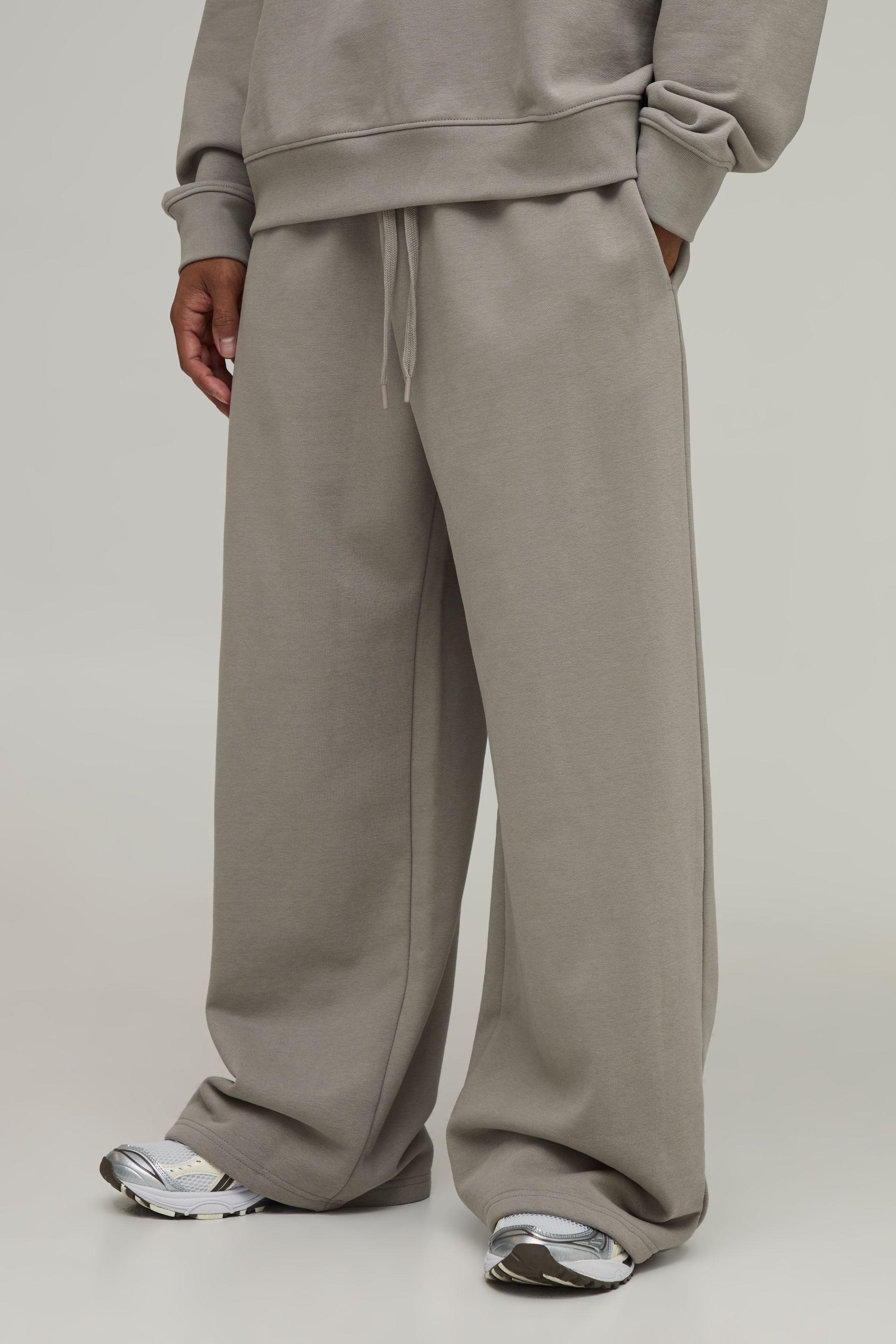 Wide Leg Premium 480gsm Jogger by BOOHOOMAN