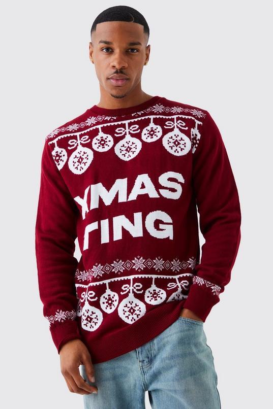 Xmas Ting Christmas Jumper by BOOHOOMAN