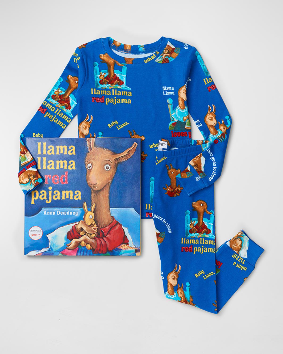 Llama Llama Pajama And Book Set, Size 2-6 by BOOKS TO BED