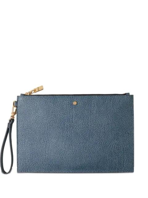 O.P.T. coated canvas pouch by BORBONESE