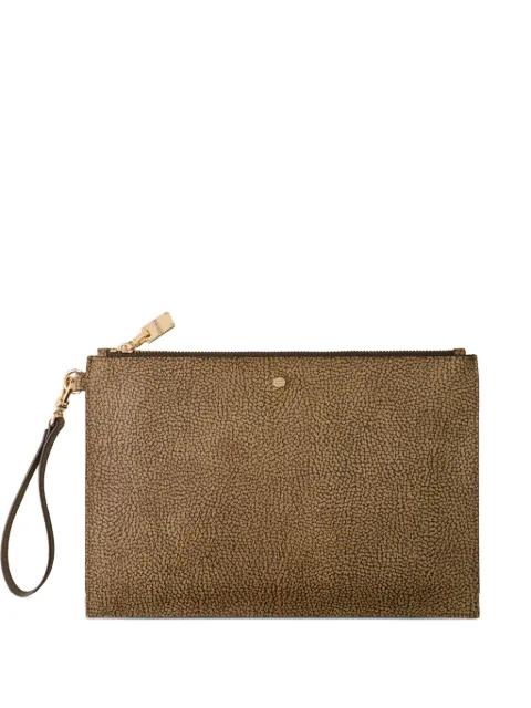 OP coated canvas pouch by BORBONESE