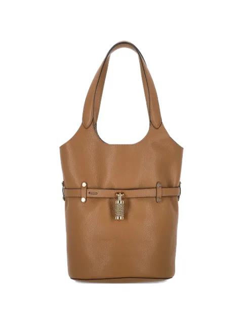 belted padlock tote bag by BORBONESE