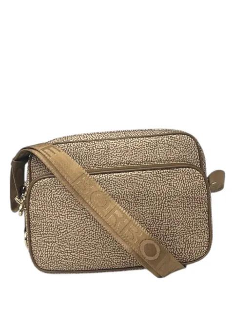 medium logo-strap satchel bag by BORBONESE