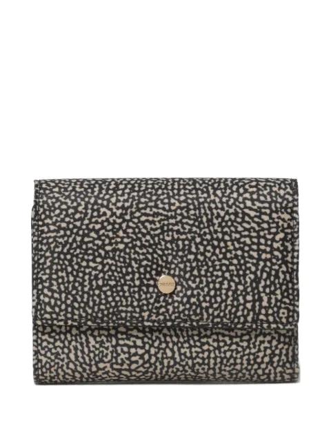 medium printed tri-fold wallet by BORBONESE