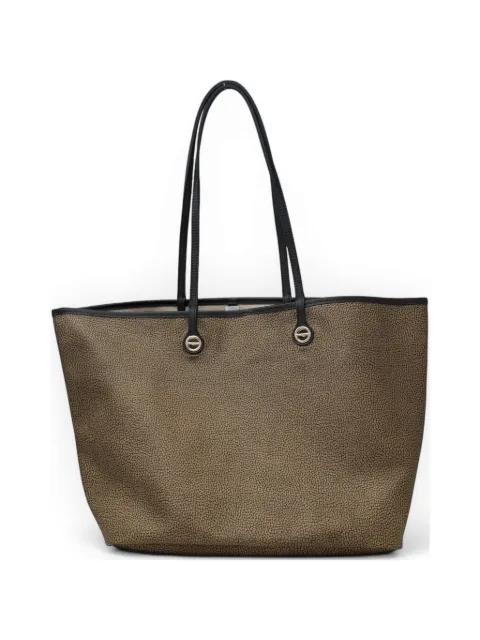printed top handle shoulder bag by BORBONESE
