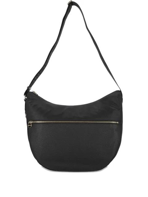 zip-fastening crescent shoulder bag by BORBONESE