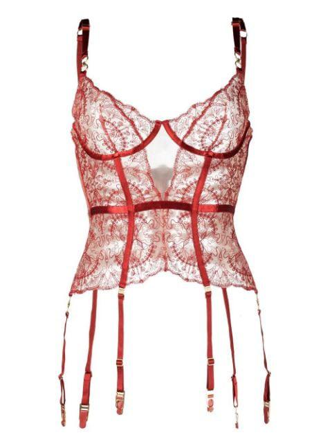 Cymatic Basque corset bra by BORDELLE