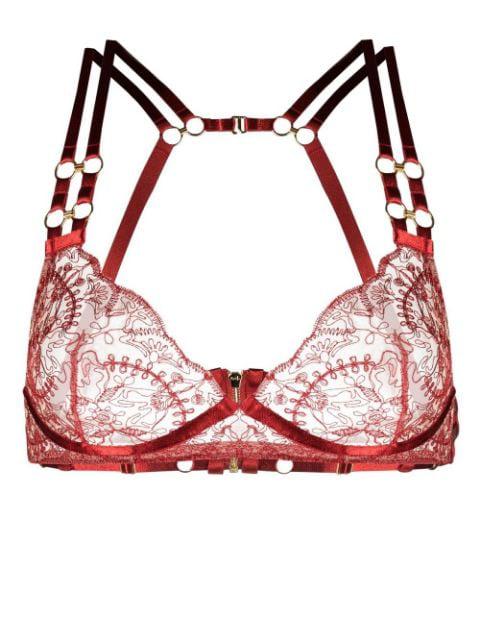 Cymatic plunge wire bra by BORDELLE