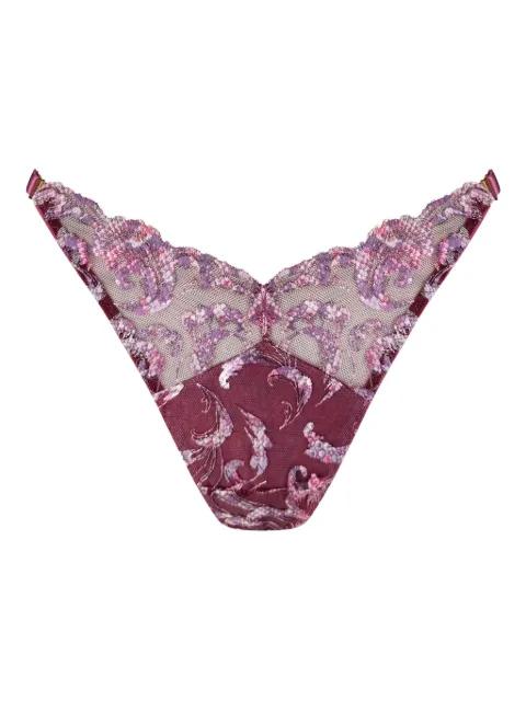Siren floral thong by BORDELLE