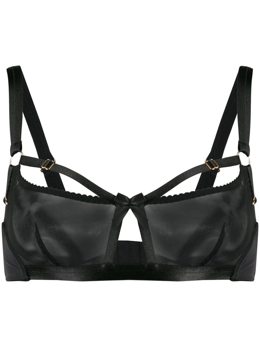 lace multi-strap bra by BORDELLE