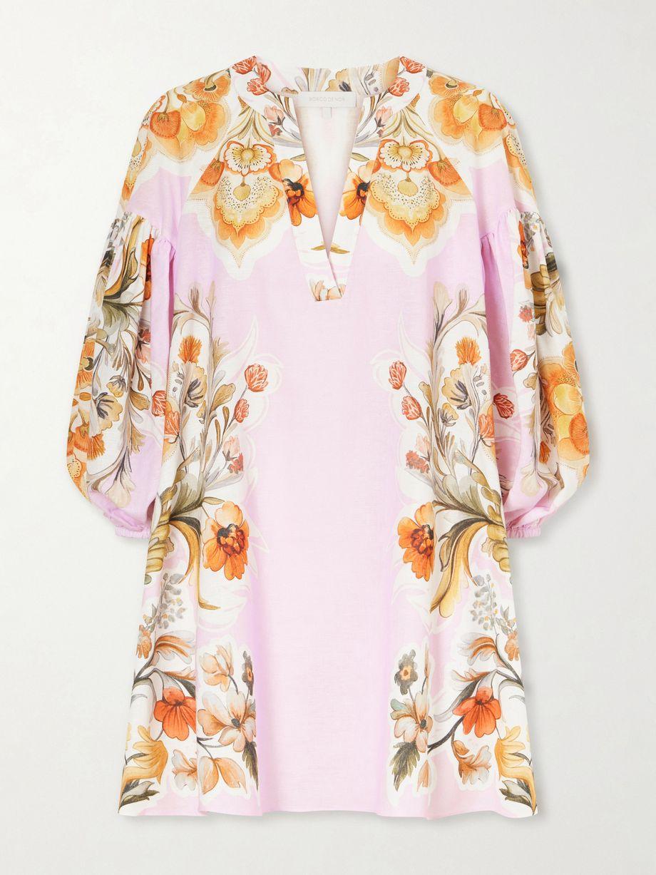 Harlow cotton-blend lace mini dress by BORGO DE NOR