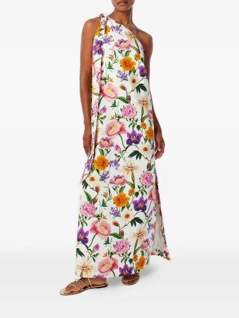 Lani floral-print one-shoulder maxi dress by BORGO DE NOR