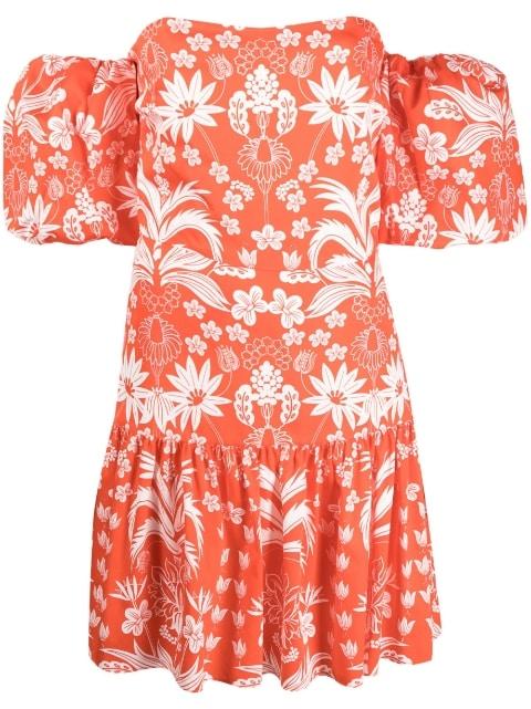 Ziggy off-shoulder floral-print dress by BORGO DE NOR
