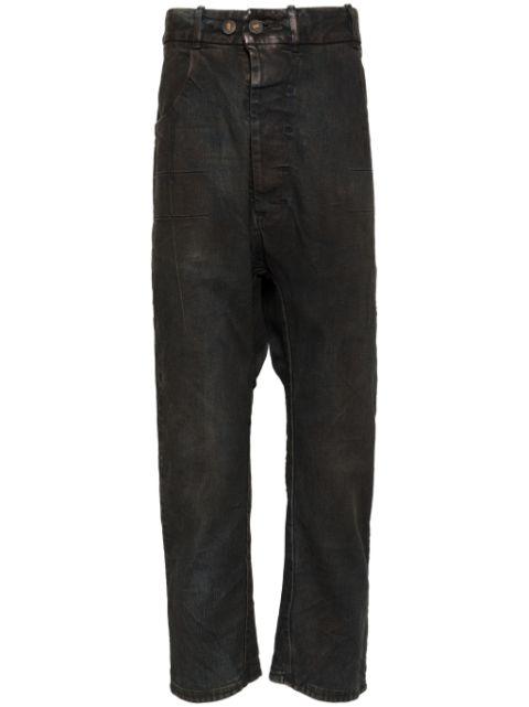 cotton loose-fit trousers by BORIS BIDJAN SABERI