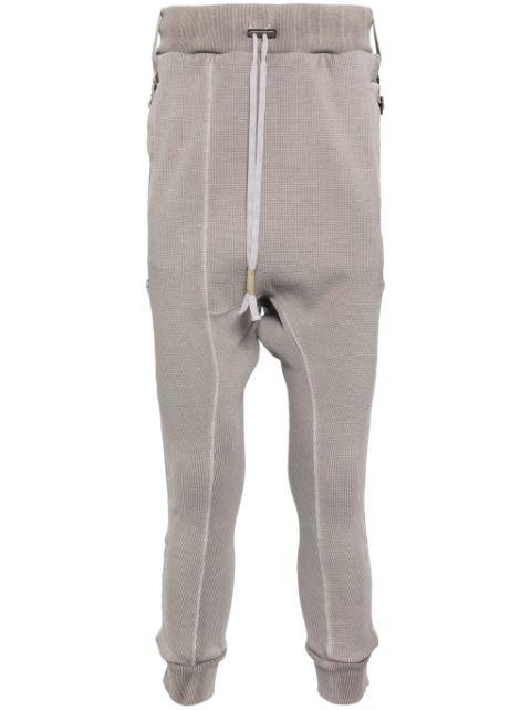 crop-crotch detail track pants by BORIS BIDJAN SABERI