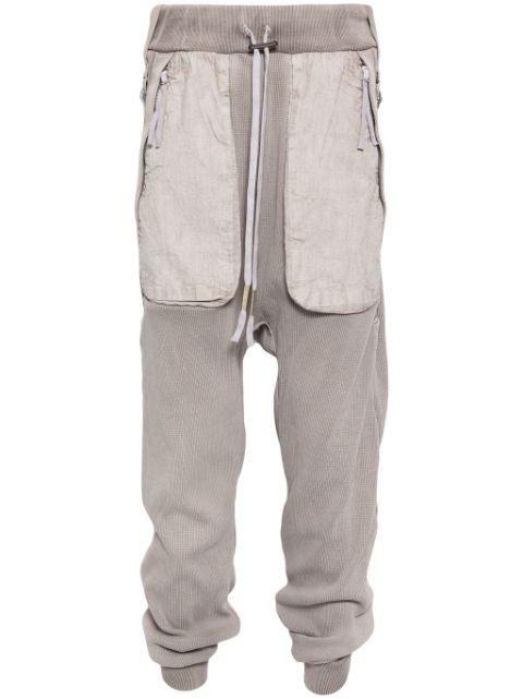 drawstring drop-crotch trousers by BORIS BIDJAN SABERI