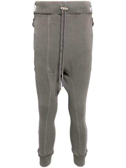 drop-crotch cotton-blend track pants by BORIS BIDJAN SABERI