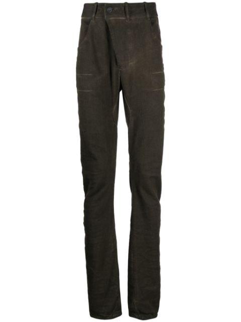 drop-crotch jeans by BORIS BIDJAN SABERI