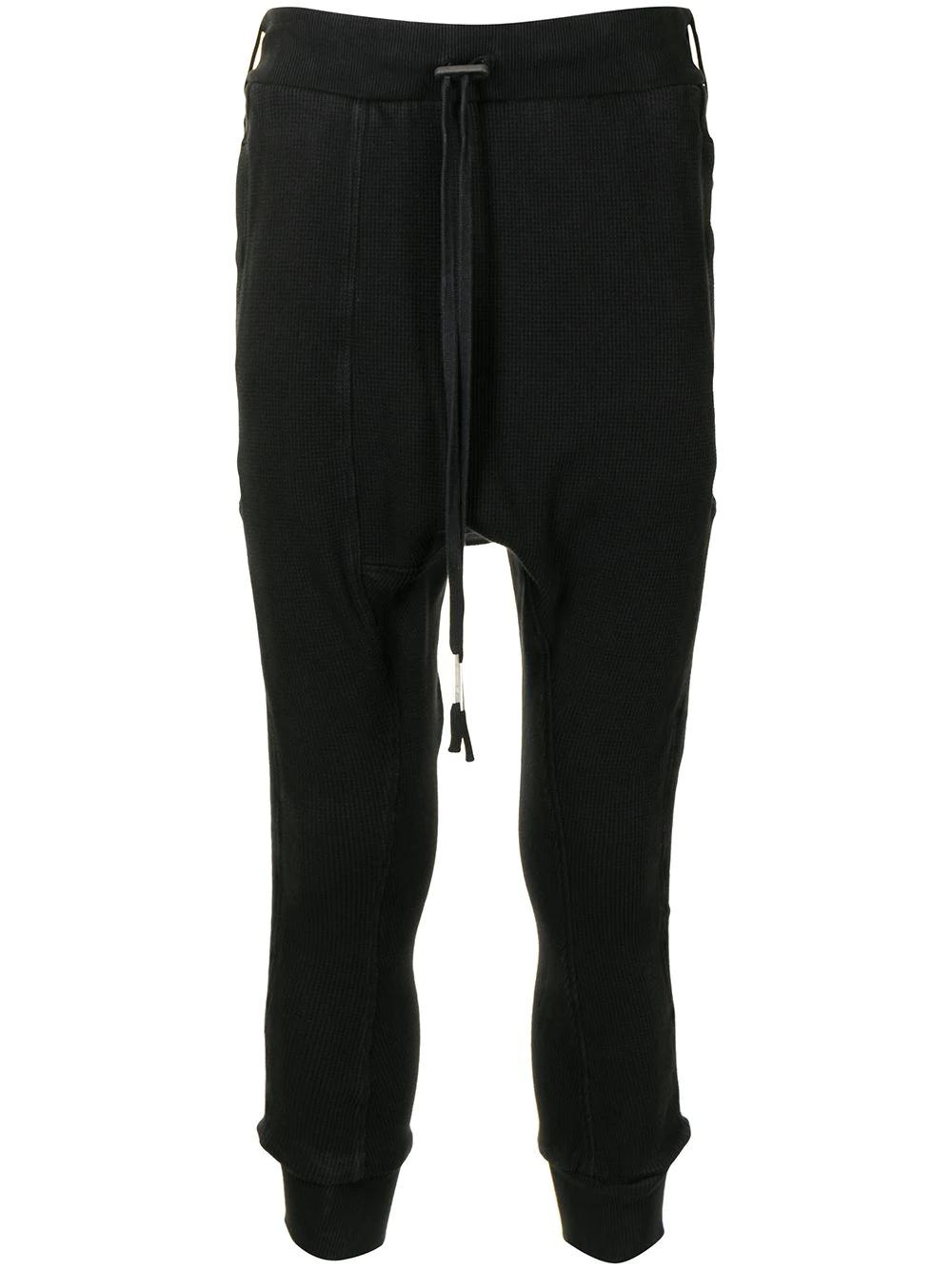 drop-crotch track pants by BORIS BIDJAN SABERI