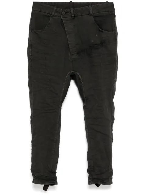 drop-crotch trousers by BORIS BIDJAN SABERI