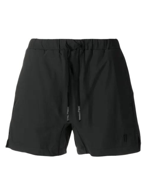 embroidered-logo detail shorts by BORIS BIDJAN SABERI