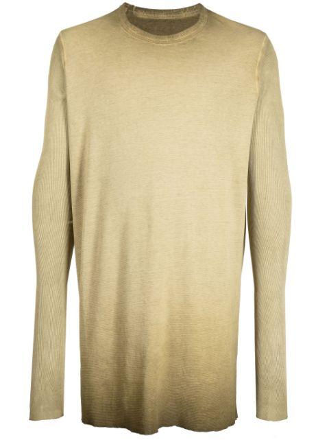 fine-ribbed long-sleeved T-shirt by BORIS BIDJAN SABERI