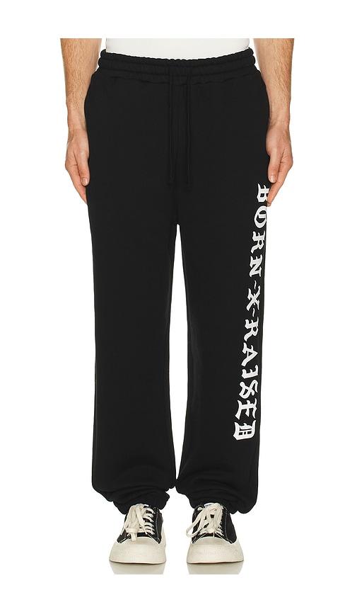 Born x Raised Standard Sweatpants in Black by BORNXRAISED