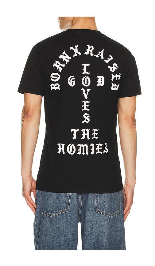 Born x Raised Unconditional Love Tee in Black by BORNXRAISED