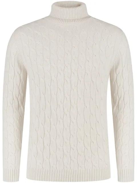cable-knit sweater by BORRELLI