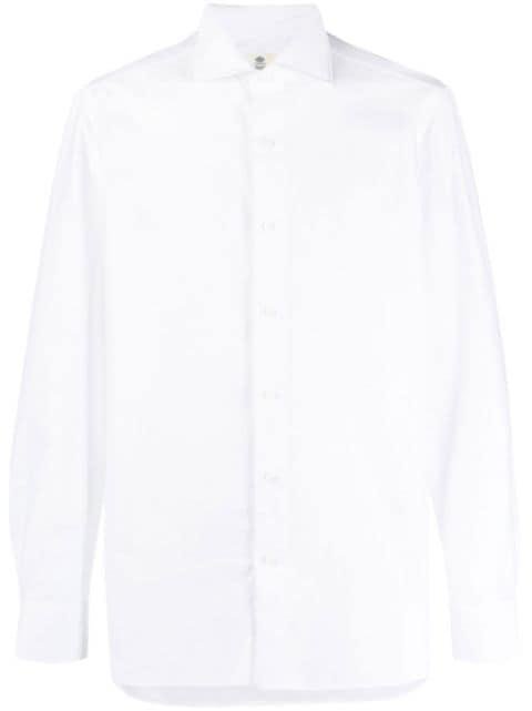 cotton long-sleeve shirt by BORRELLI