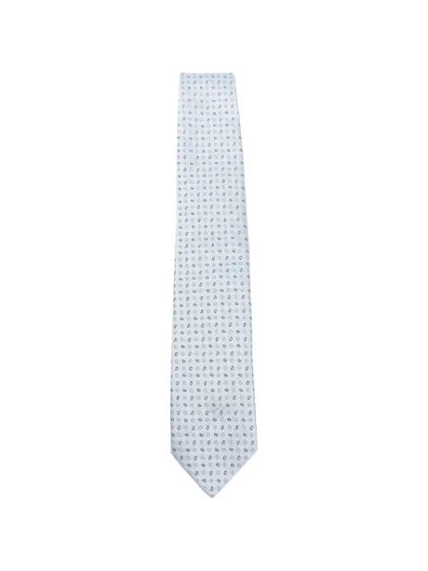 patterned tie by BORRELLI