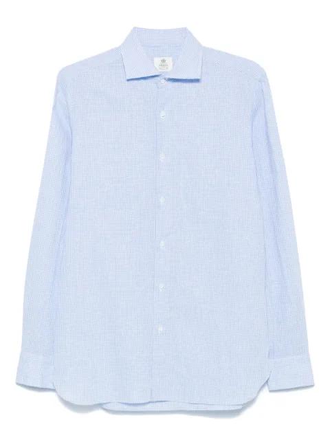 vichy shirt by BORRELLI
