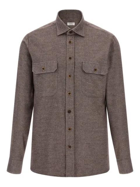 button-front long-sleeve shirt by BORRIELLO NAPOLI