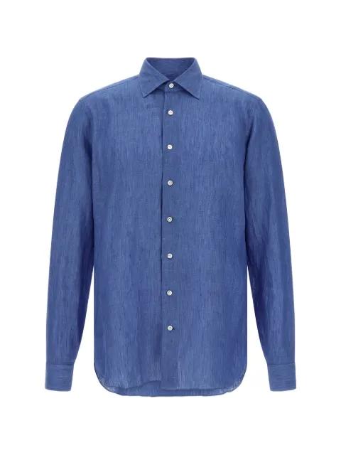 buttoned linen shirt by BORRIELLO NAPOLI