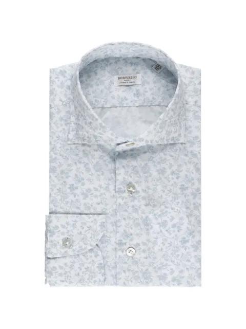 floral-print long-sleeve shirt by BORRIELLO NAPOLI