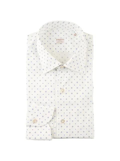 geometric-print cotton shirt by BORRIELLO NAPOLI