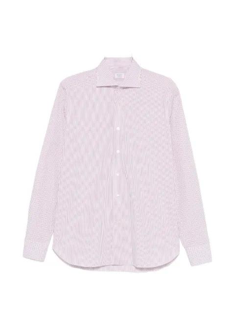 striped button-up shirt by BORRIELLO NAPOLI