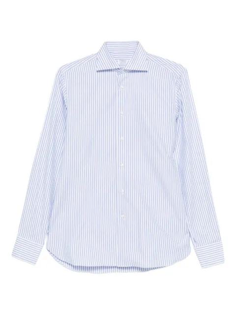 striped buttoned shirt by BORRIELLO NAPOLI