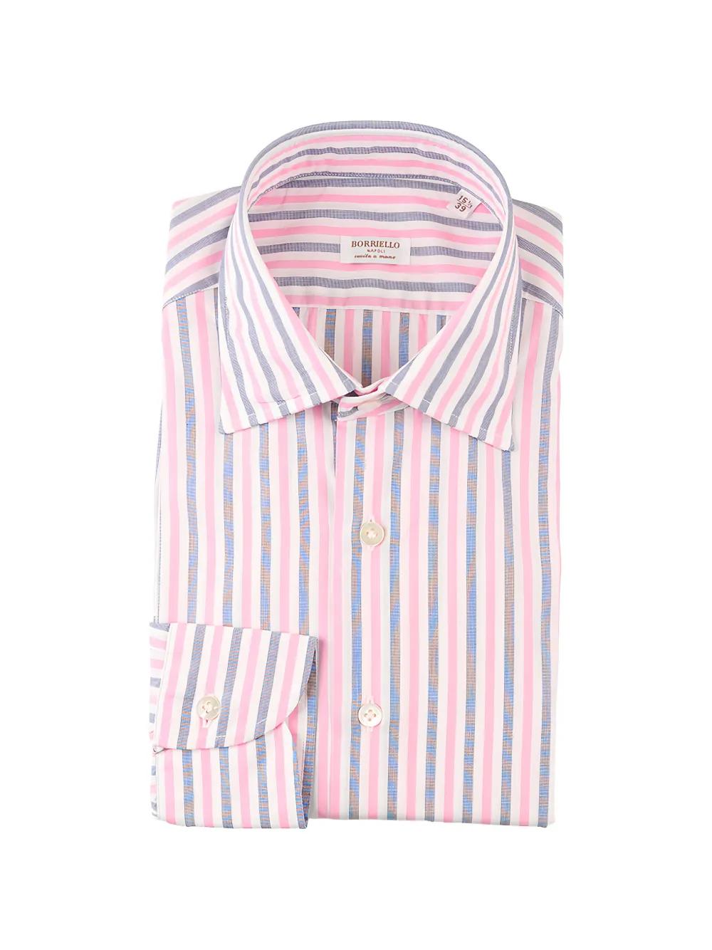 striped long-sleeved shirt by BORRIELLO NAPOLI