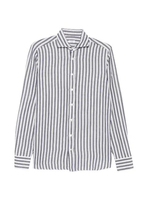 striped long-sleeves shirt by BORRIELLO NAPOLI