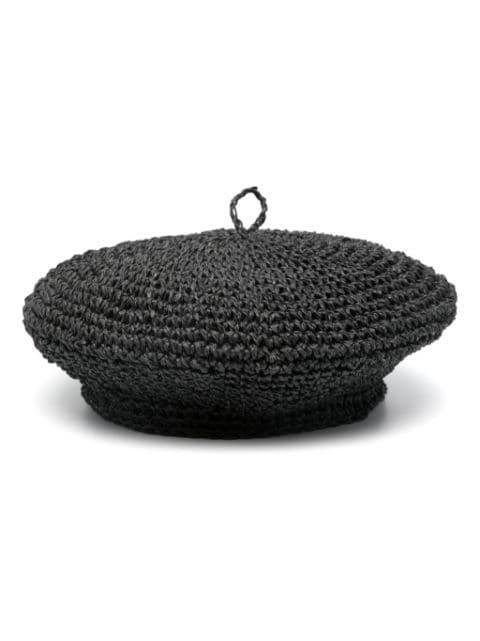 Basco crochet beret by BORSALINO