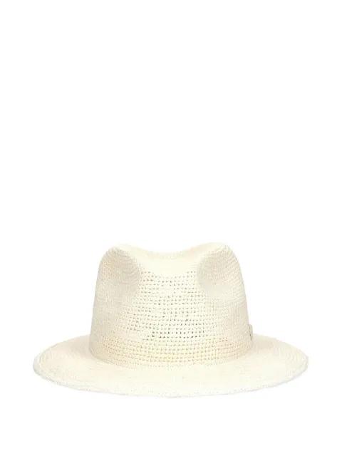 Clochard crochet fedora hat by BORSALINO