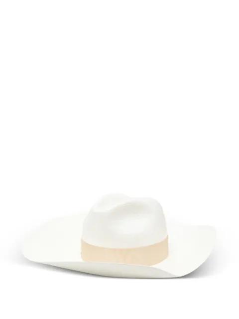 Sophie ribbon-detail hat by BORSALINO