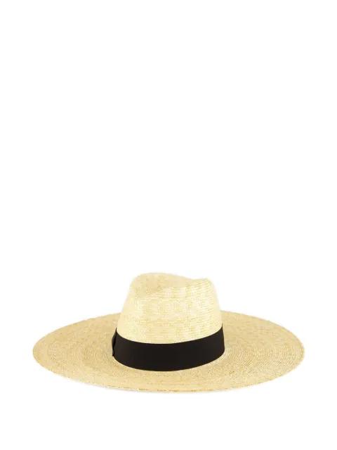 Sophie wide-brim straw hat by BORSALINO