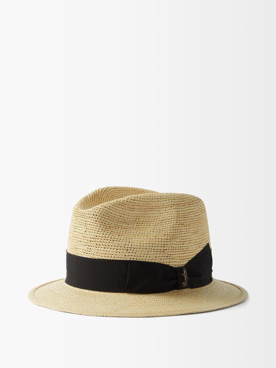 Teo straw Panama hat by BORSALINO