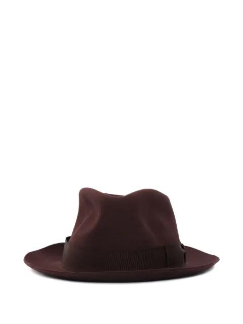 felted fedora hat by BORSALINO