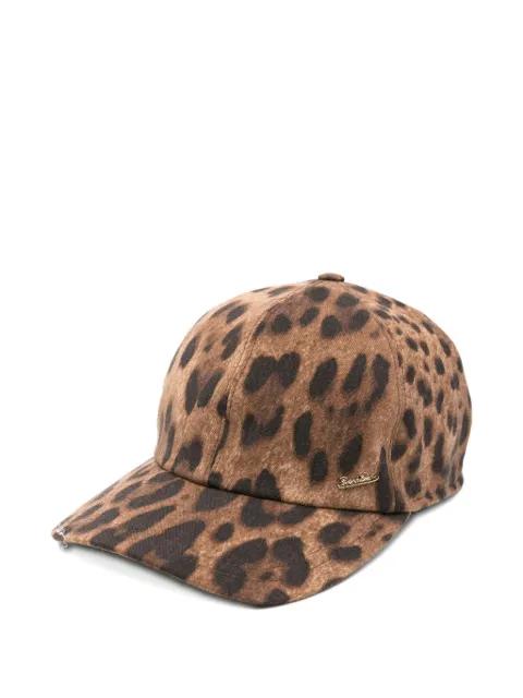 leopard-print baseball cap by BORSALINO